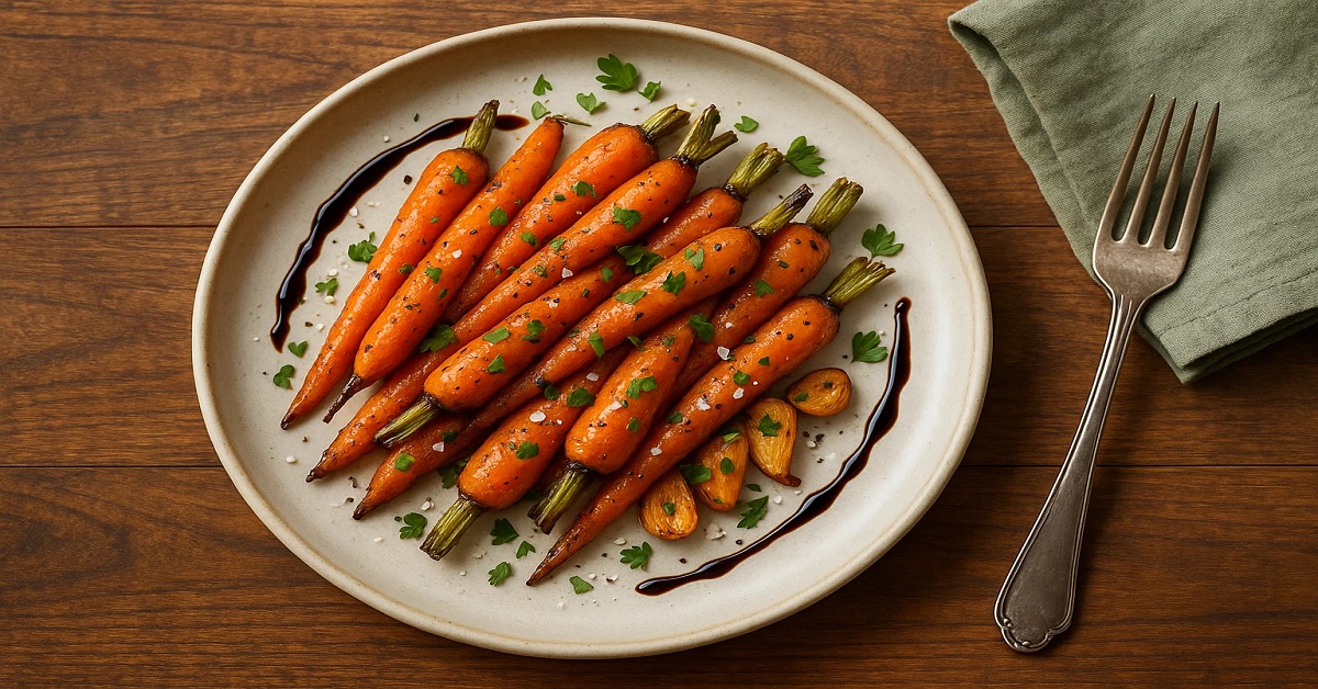 Read more about the article Balsamic Roasted Baby Carrots Recipe