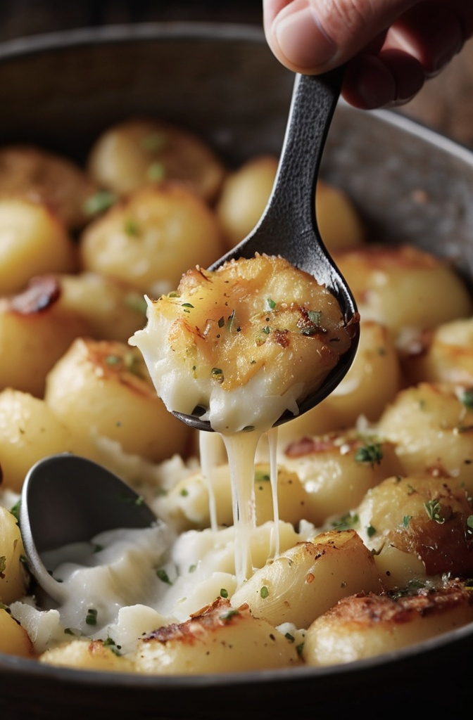 Parmesan Smashed Potatoes Recipe