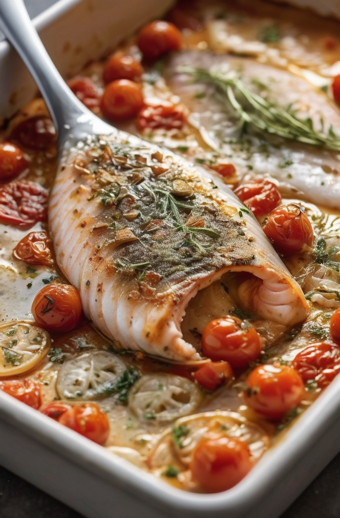 The Best Mediterranean Baked Fish Recipe