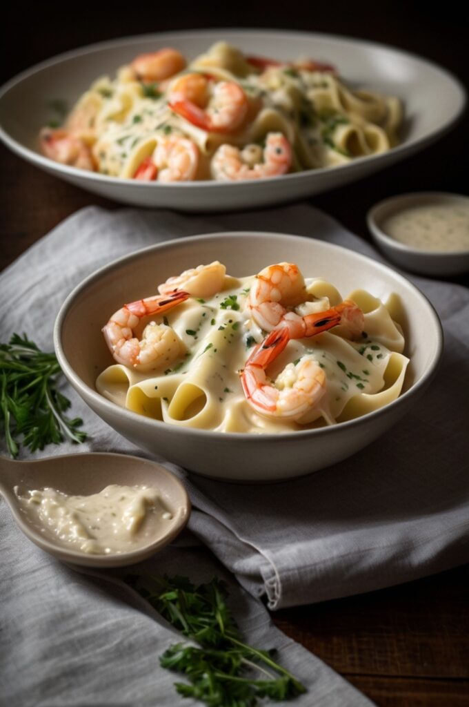 Creamy Shrimp Tortellini Alfredo, Quick and Delicious