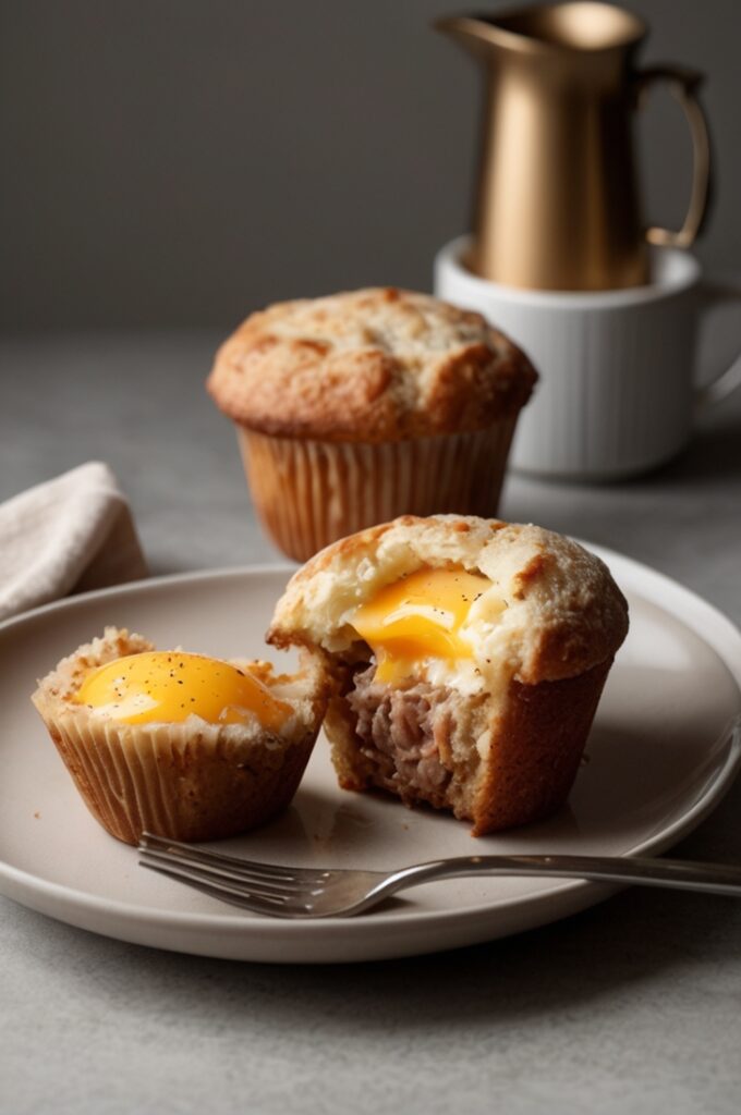 Satisfying Sausage Egg and Cheese Muffins Recipe