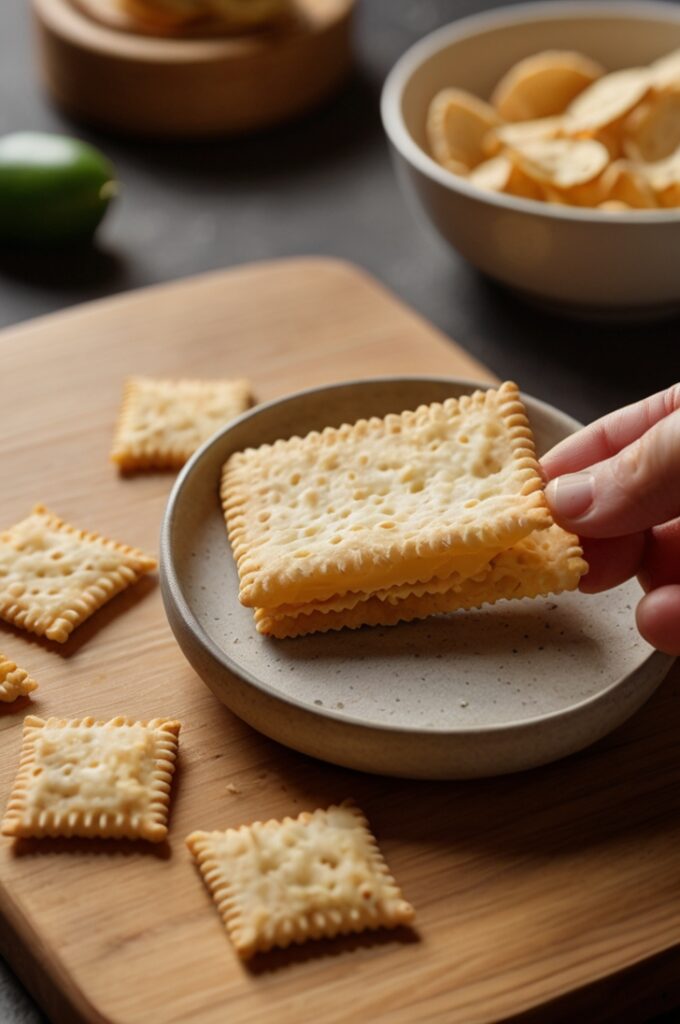 Crunchy Keto Cheese Crackers Recipe