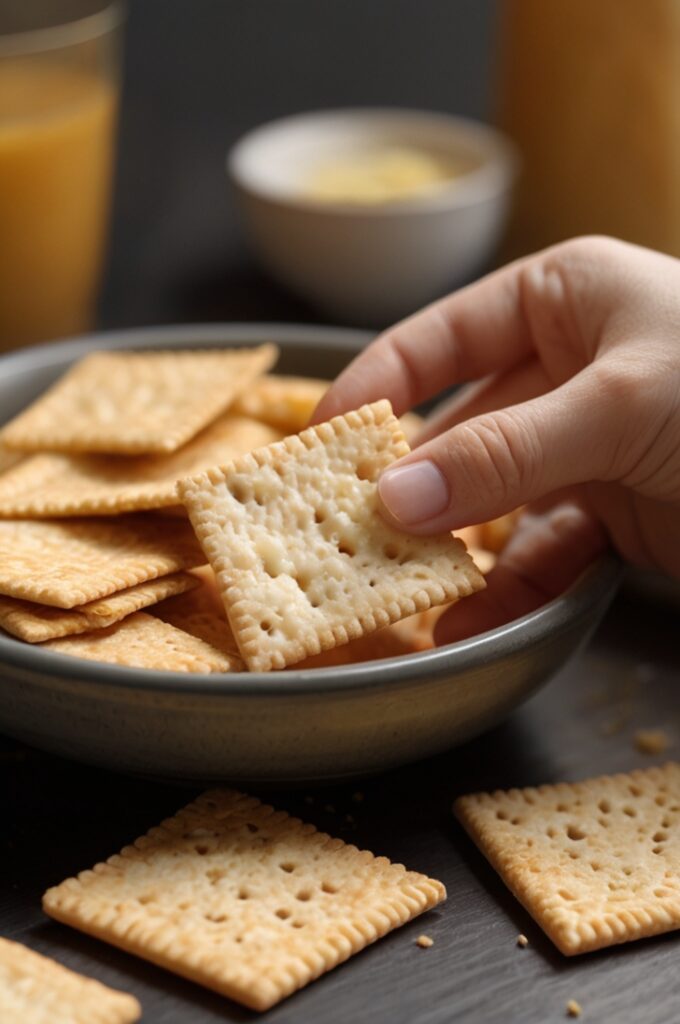 Crunchy Keto Cheese Crackers Recipe