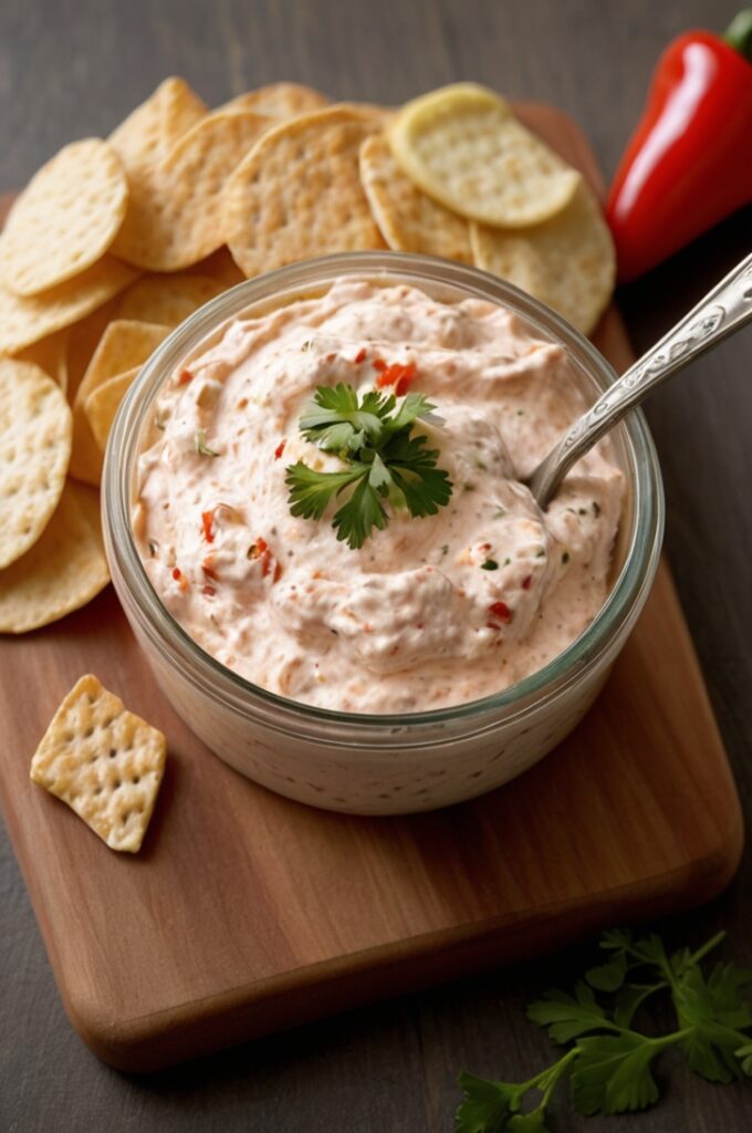 Creamy Roasted Red Pepper Cottage Cheese Dip Recipe