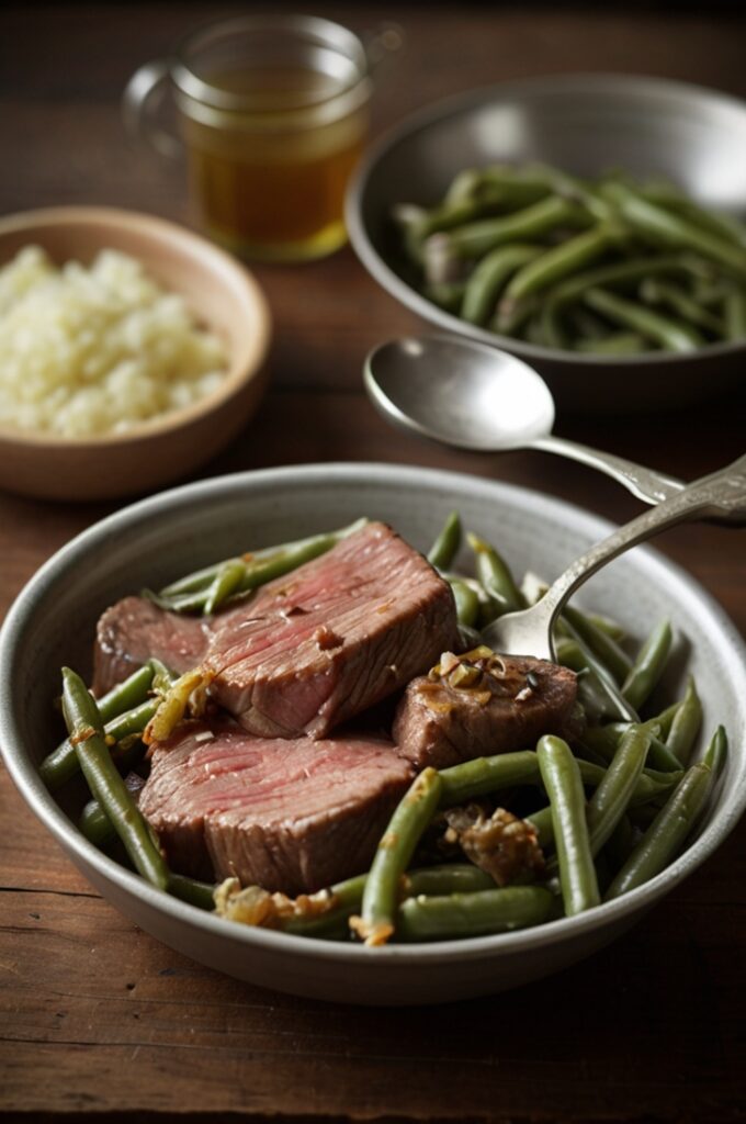 Green Beans Potatoes with Beef Recipe