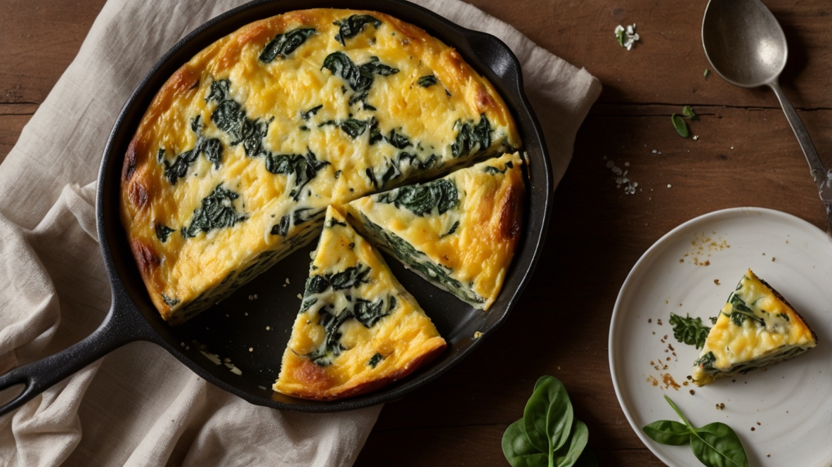 Read more about the article Deliciously Fluffy Spinach Frittata Recipe