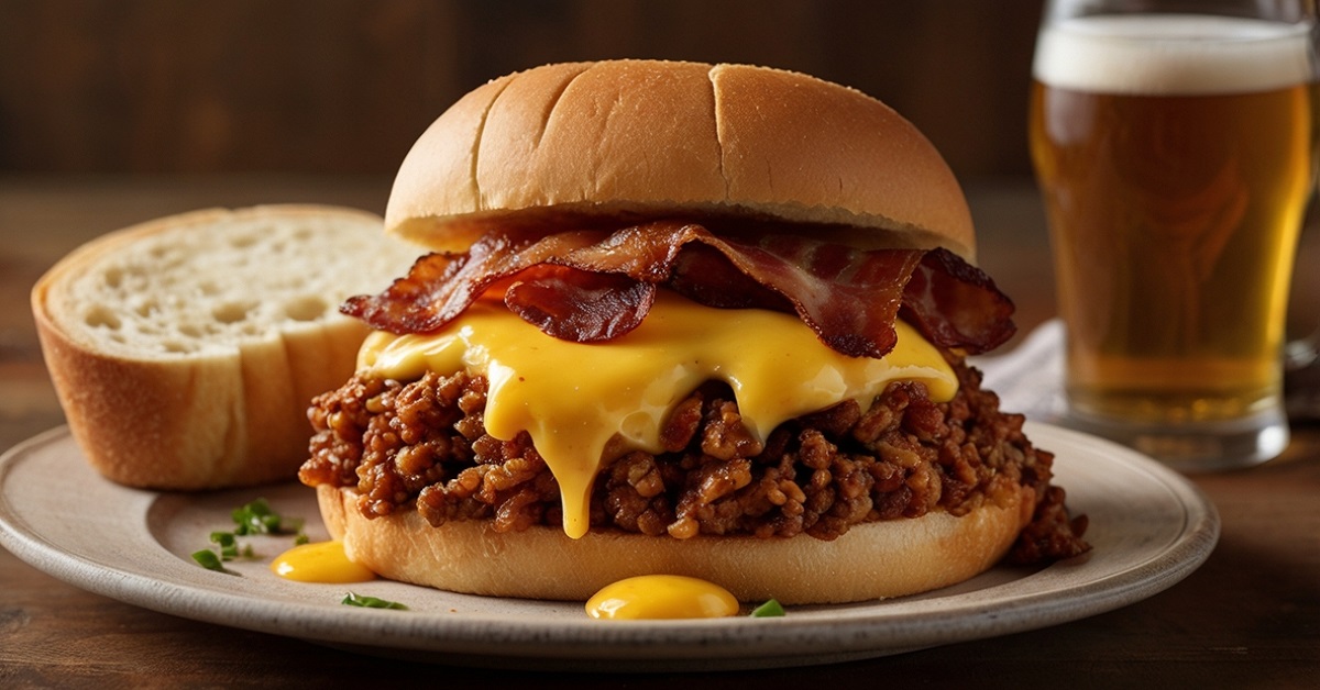 Read more about the article Bacon Beer And Cheese Sloppy Joes Recipe