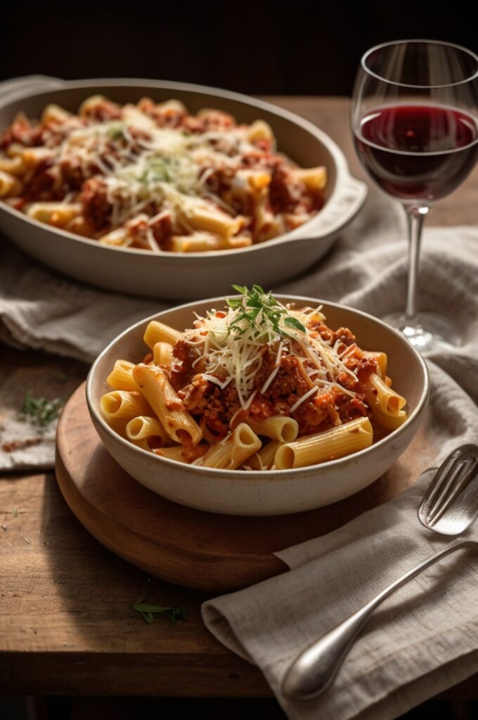 Baked Ziti with Ground Beef Easy Recipe