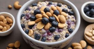 Read more about the article Creamy Blueberry Overnight Oats with Peanut Butter