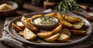 Read more about the article Garlic Parmesan Air Fryer Potato Wedges Recipe