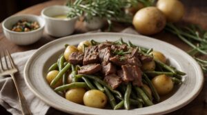 Read more about the article Green Beans Potatoes with Beef Recipe