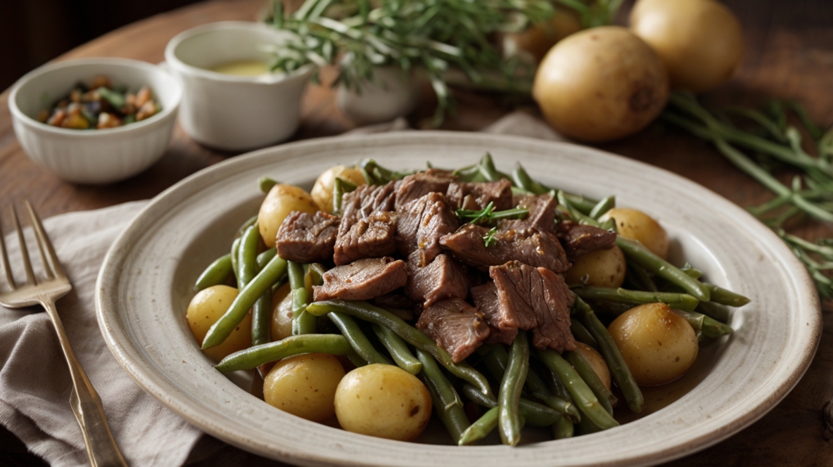 You are currently viewing Green Beans Potatoes with Beef Recipe