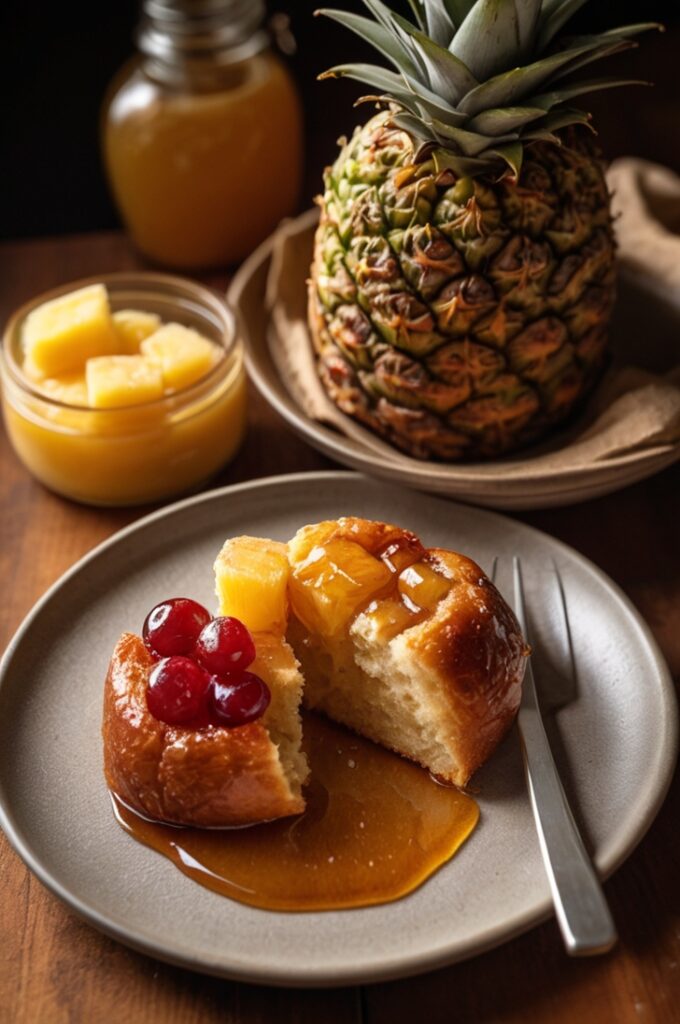 Pineapple Upside Down Mini Monkey Bread