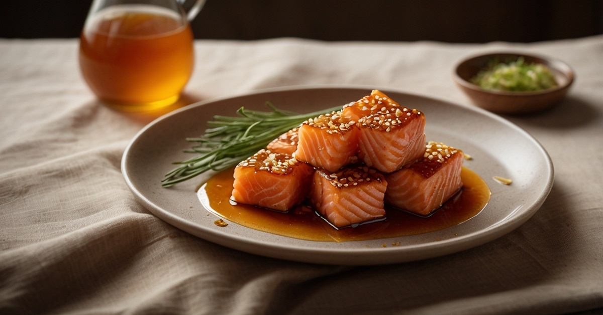 You are currently viewing Spicy Hot Honey Salmon Bites for a Quick Snack Recipe