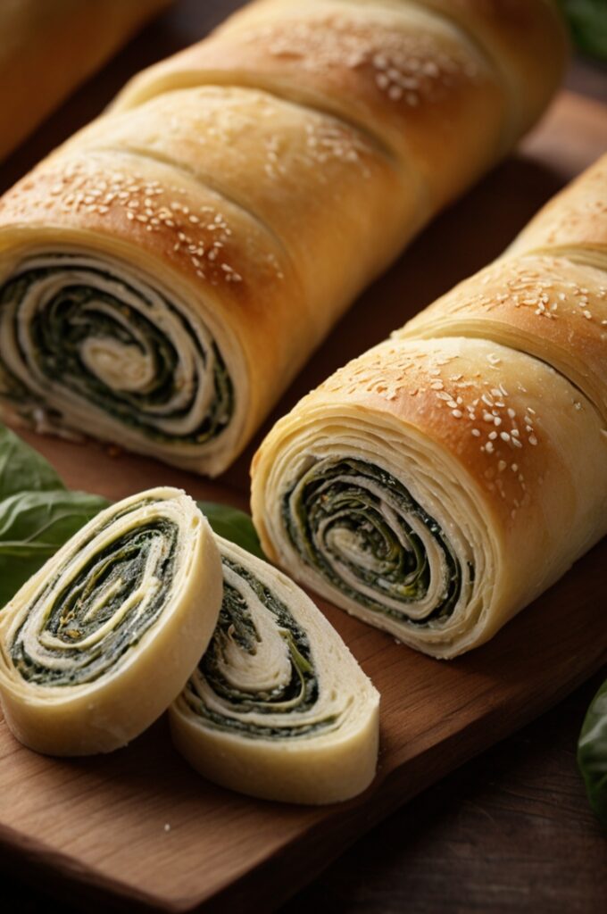 Spinach and Ricotta Rolls Recipe