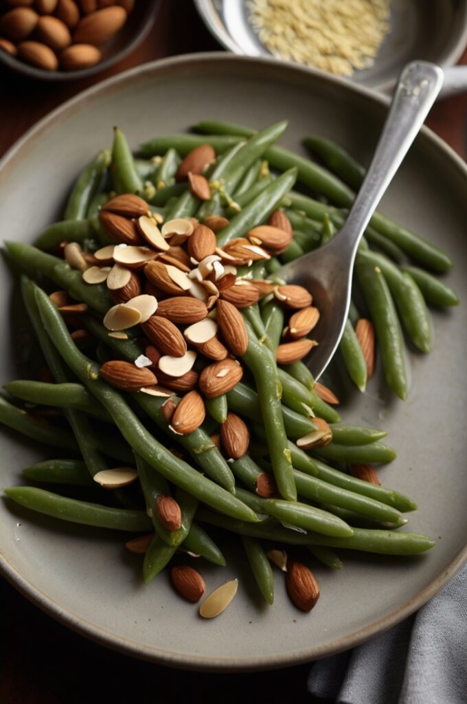 Festive Almond Green Beans Recipe