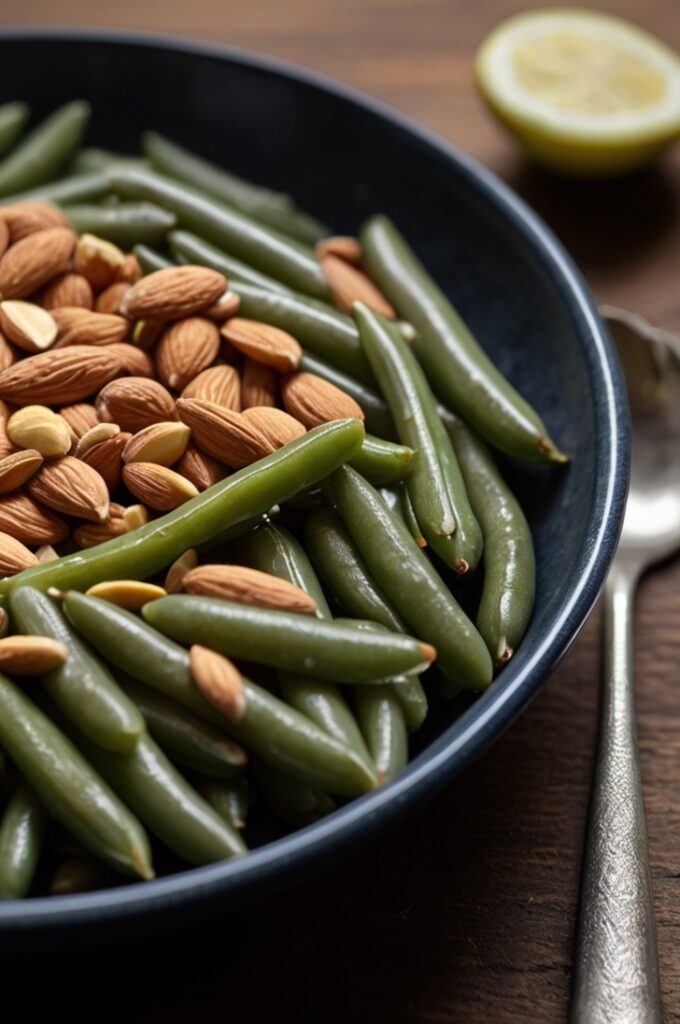 Festive Almond Green Beans Recipe
