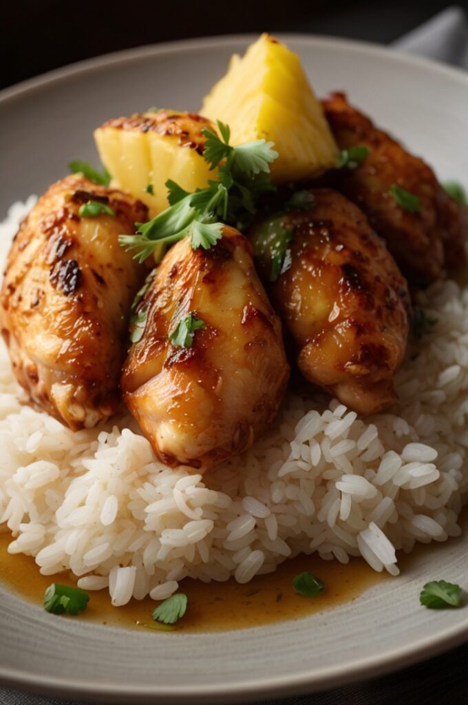 Easy Pineapple Chicken and Rice