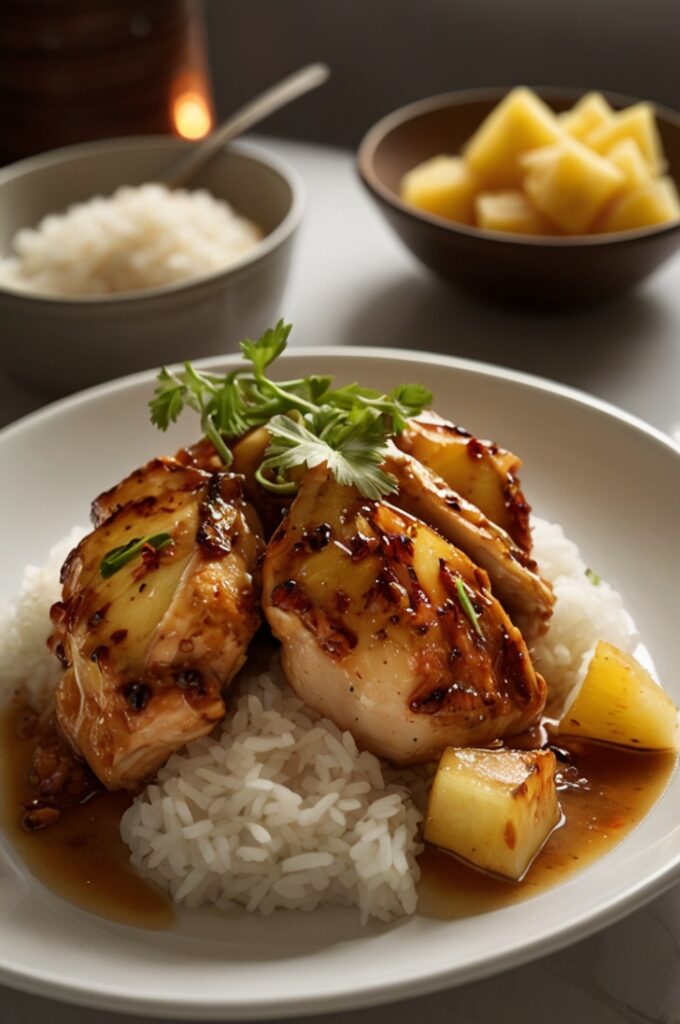 Easy Pineapple Chicken and Rice