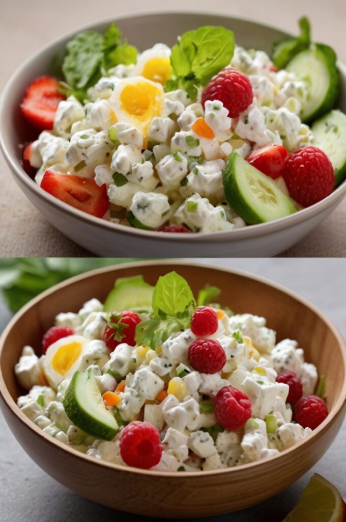 Fresh and Tasty Cottage Cheese Salads Bright, Creamy