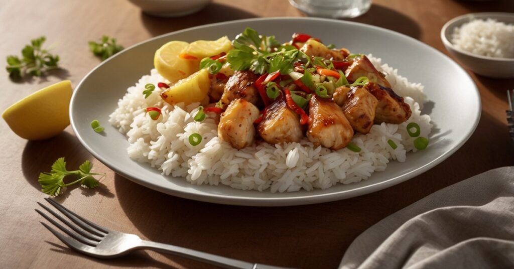 Easy Pineapple Chicken and Rice in 30 Minutes