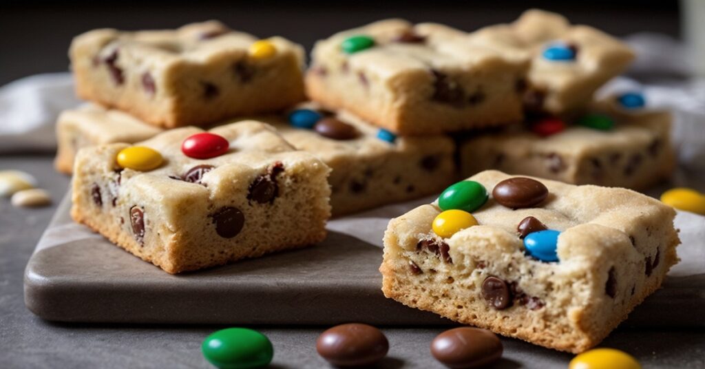 Fast, Fun, and Chewy Soft-Baked M And M Cookie Bars Recipe