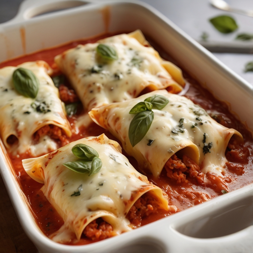 Cheesy Lasagna Roll Ups