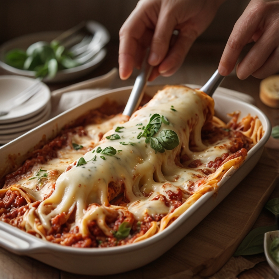 Cheesy Lasagna Roll Ups
