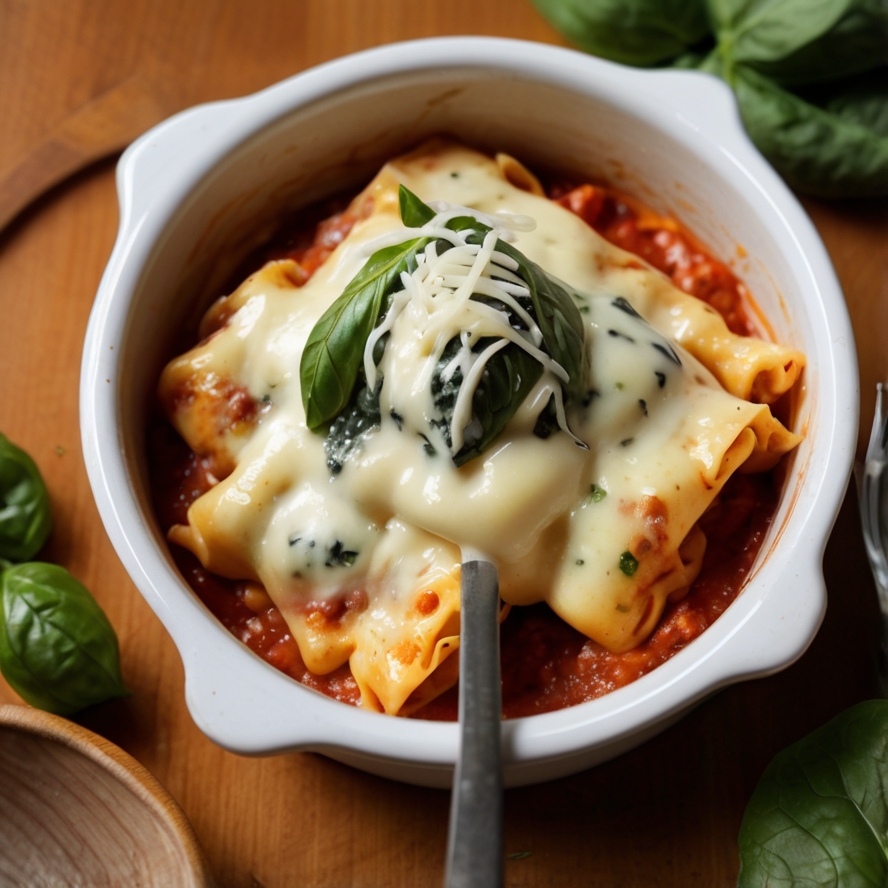 Cheesy Lasagna Roll Ups