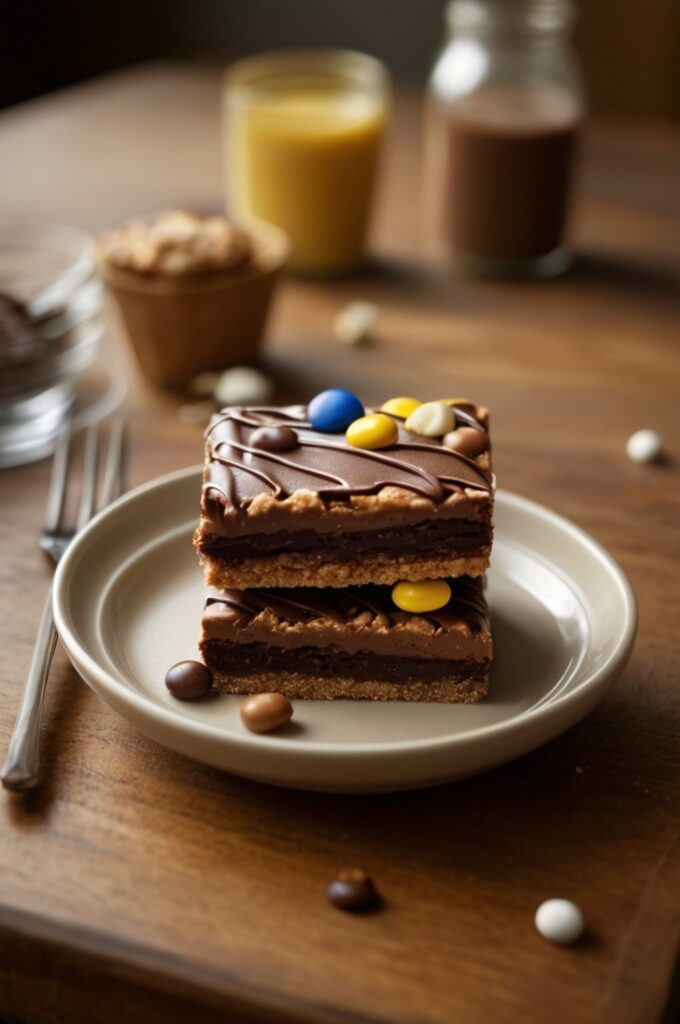 Soft-Baked M And M Cookie Bars