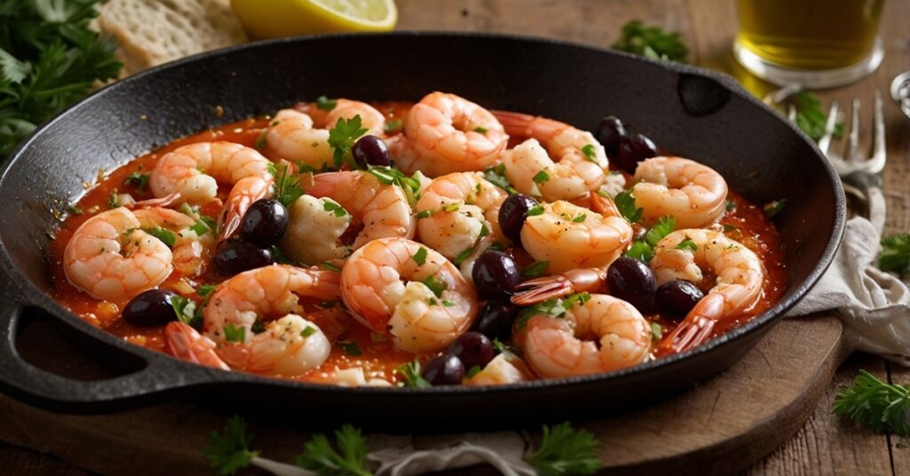 Shrimp Saganaki A Greek Classic Recipe