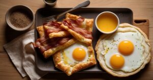 Read more about the article Bacon and Egg Galettes Recipe