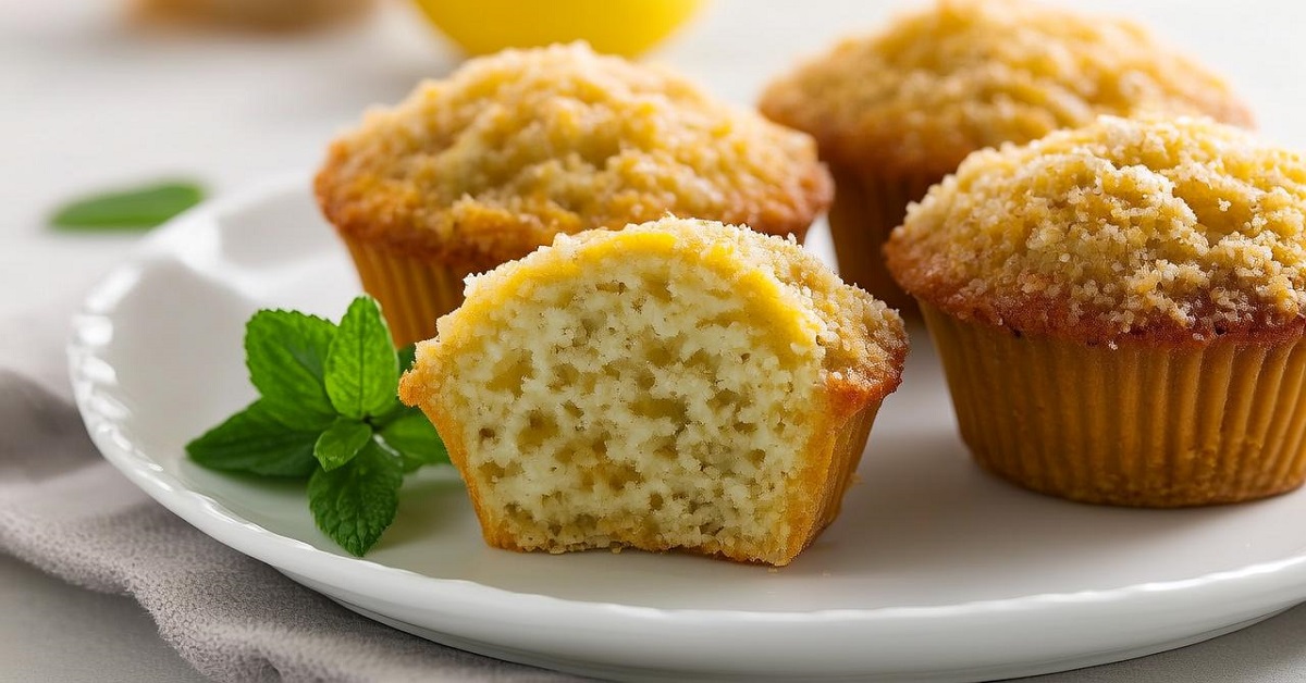 Read more about the article Delicious Easy Lemon Crumb Muffins Recipe