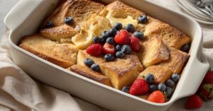Read more about the article Easy Healthy Overnight French Toast Casserole Recipe