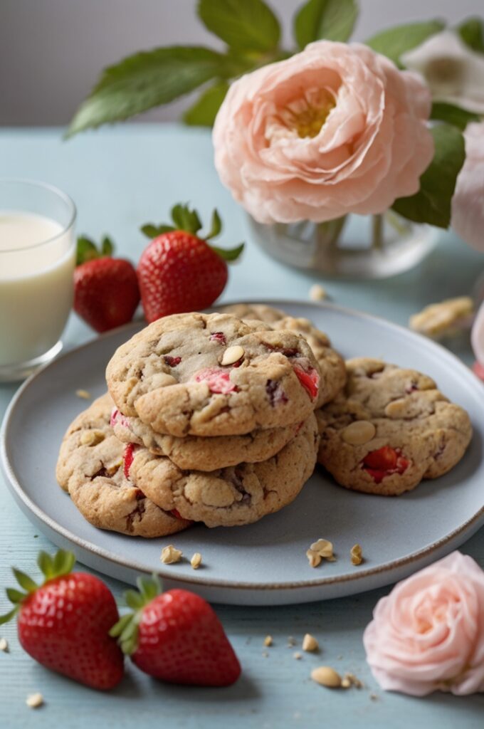 Healthy Strawberry Cookies