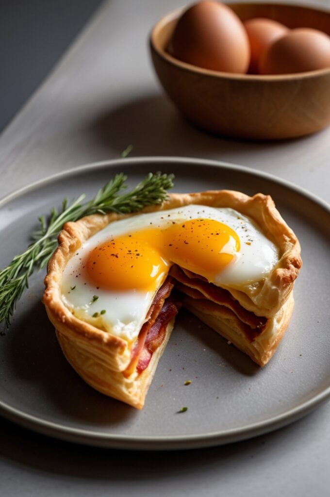 Bacon and Egg Galettes Recipe