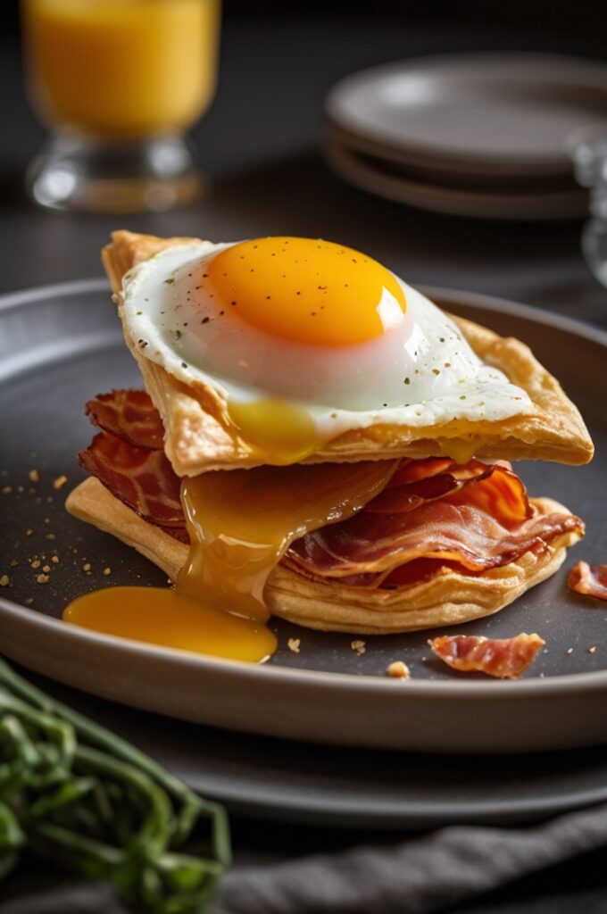 Bacon and Egg Galettes Recipe