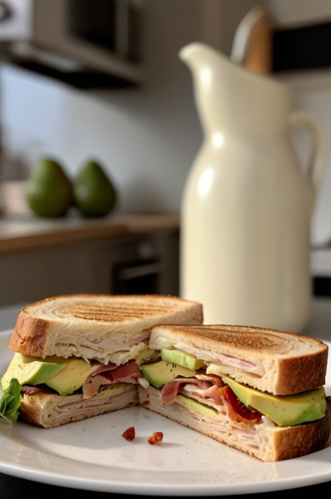 Turkey Bacon Avocado Paninis