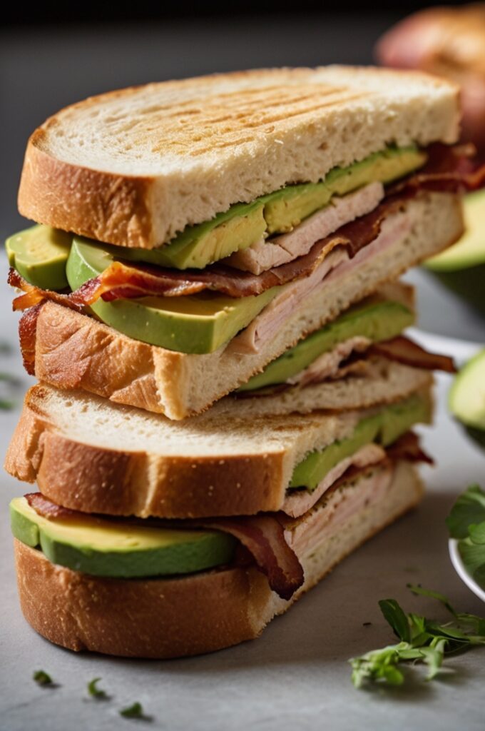 Turkey Bacon Avocado Paninis