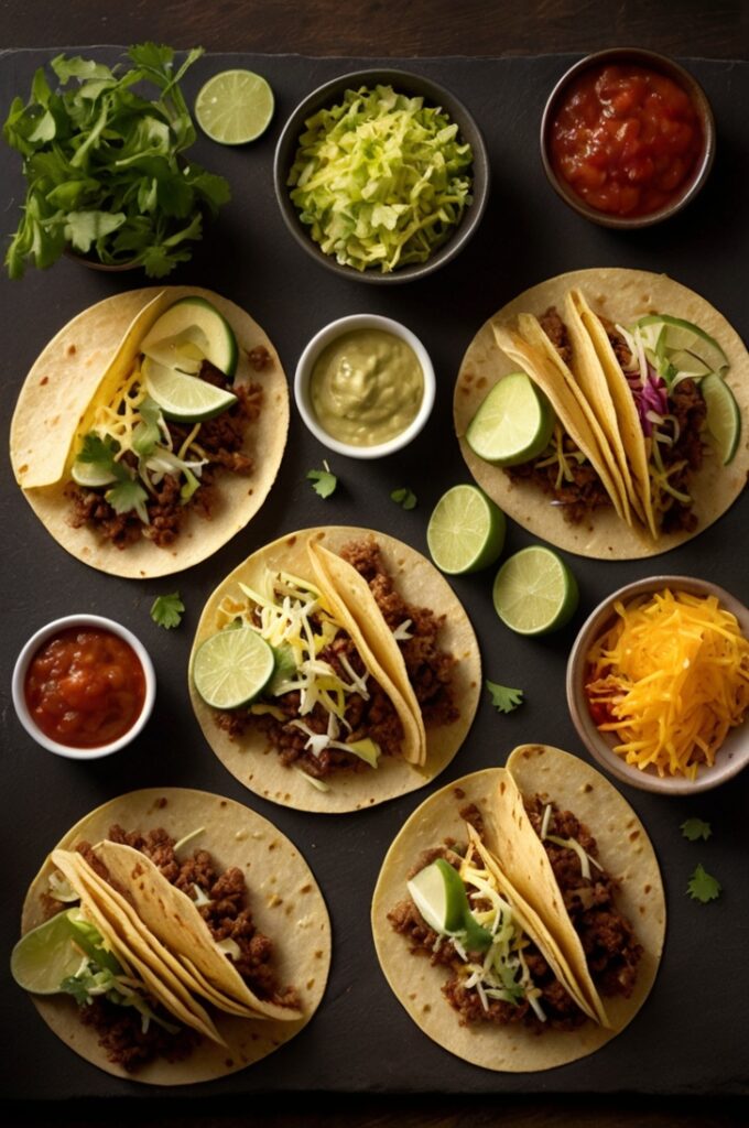 Crispy Baked Ground Beef Tacos