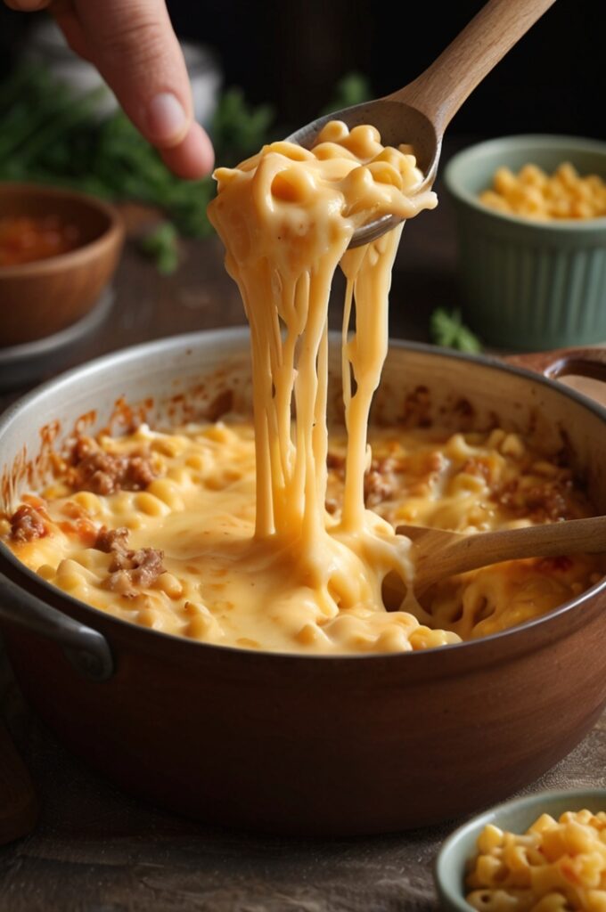 Taco Mac and Cheese One-Pot