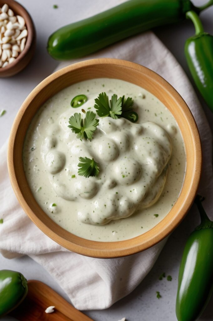 Creamy Jalapeño Cilantro Garlic Sauce