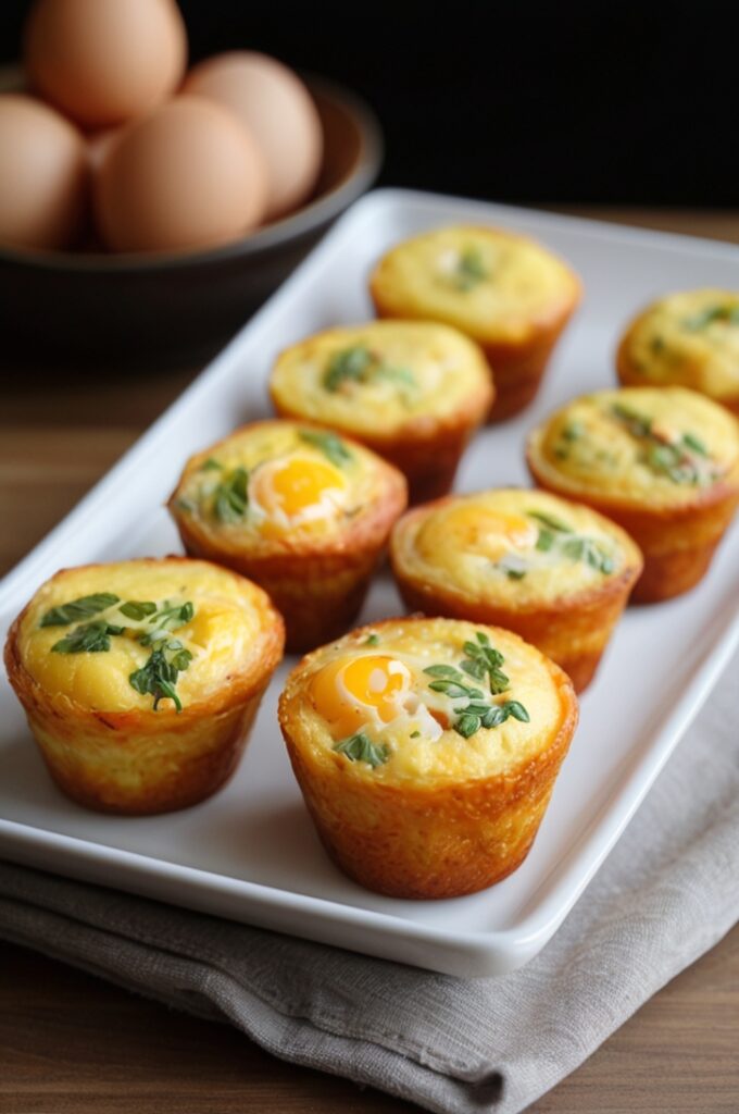 Easy and Quick Bite-Sized Egg Muffins