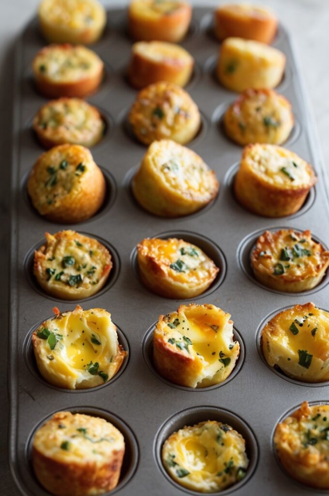 Easy and Quick Bite-Sized Egg Muffins