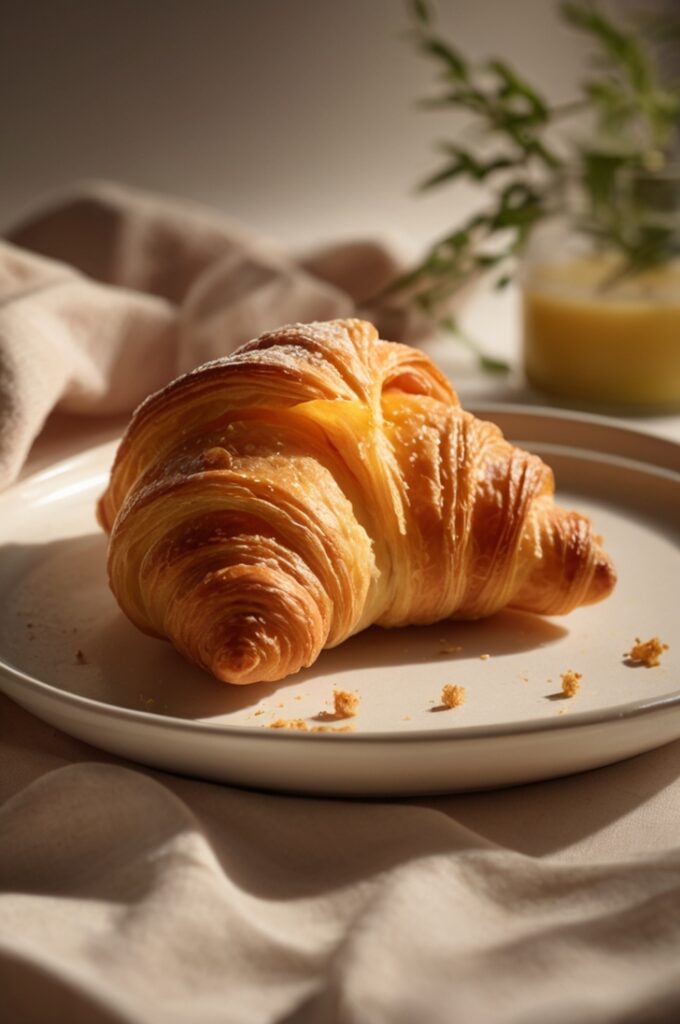 Baked Ham and Cheese Croissants