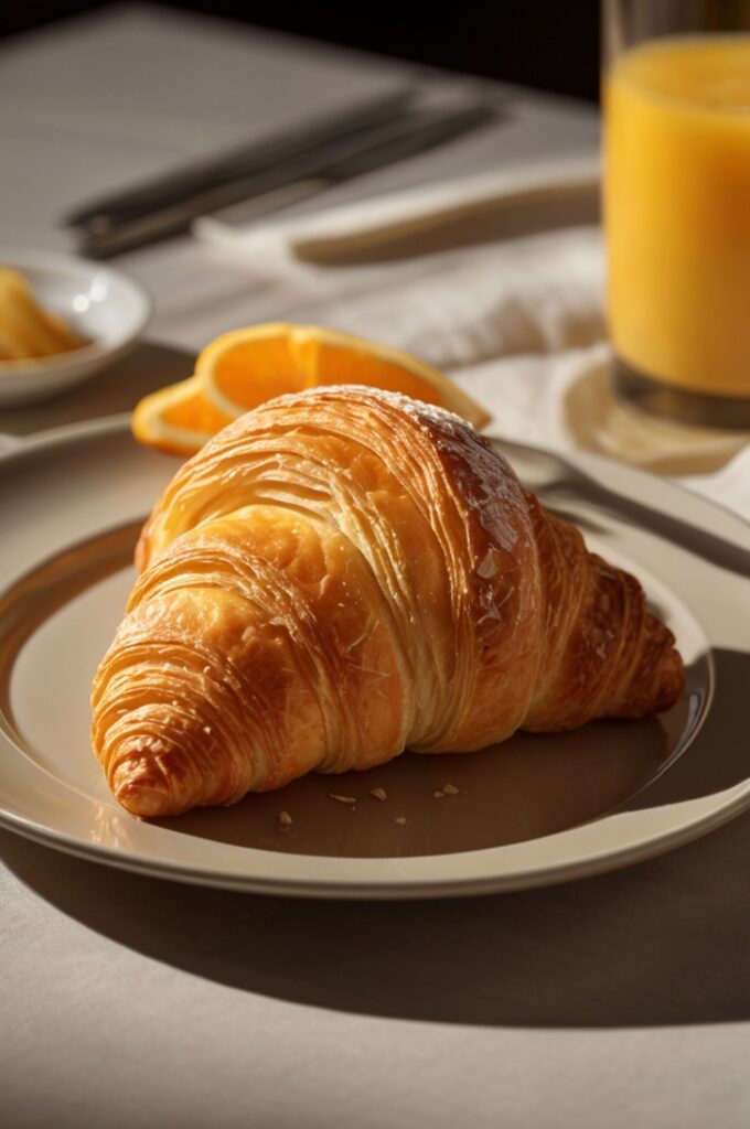Baked Ham and Cheese Croissants