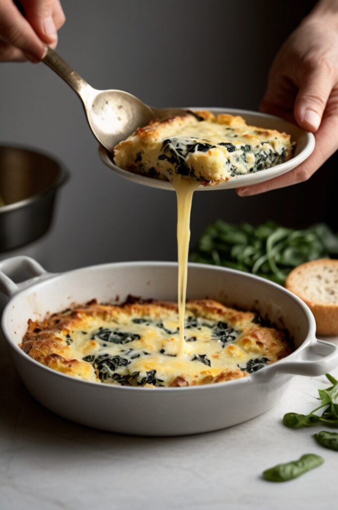 Spinach Florentine Breakfast Casserole
