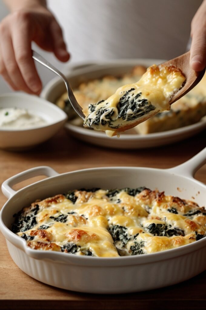 Spinach Florentine Breakfast Casserole