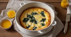 Read more about the article Spinach Florentine Breakfast Casserole Recipe