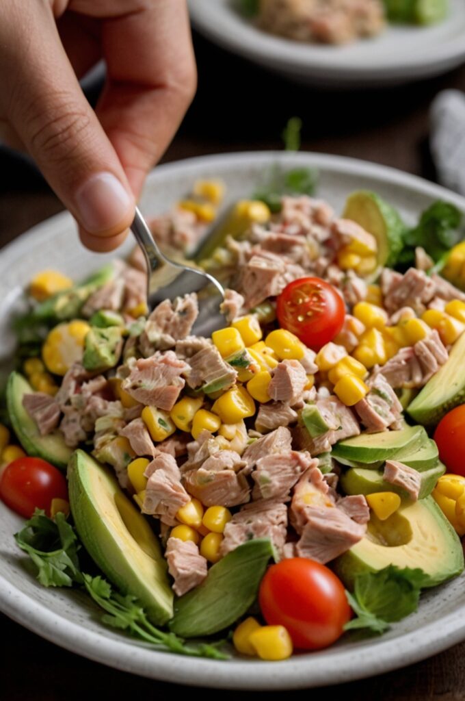 Mexican Tuna Salad with Corn